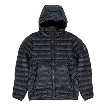 Куртка real down jacket 'navy' Stone Island, синий