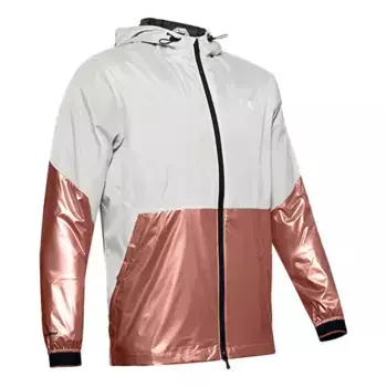Куртка recover legacy windbreaker jacket 'white rose gold' Under Armour, белый