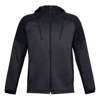 Куртка recoverswacket hoody jacket 'black' Under Armour, черный
