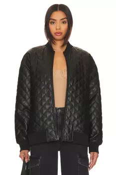 Куртка REMI x REVOLVE Ellen Quilted Bomber, черный