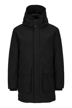 Куртка Replay Lange Jacke Aus Recycling Stoff, черный