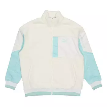 Куртка retro sherpa jacket 'beige blue' Puma, бежевый