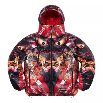 Куртка reversible featherweight down puffer jacket 'multi-color' Supreme, мультиколор