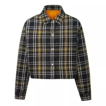 Куртка reversible shirt-style jacket 'black grey' Converse, черный