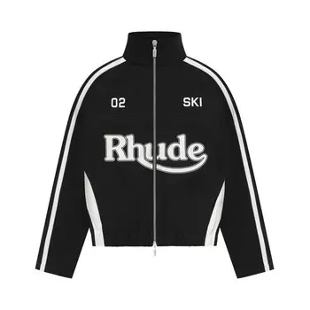 Куртка Rhude Ski Track Jacket, черный/белый