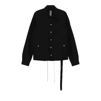 Куртка Rick Owens DRKSHDW Giacca Snapfront Jacket 'Black', черный