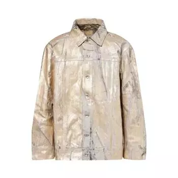 Куртка Rick Owens DRKSHDW Jumbo Worker Denim Jacket 'Gold', золотой