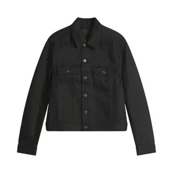 Куртка Rick Owens DRKSHDW Trucker Jacket 'Black', черный