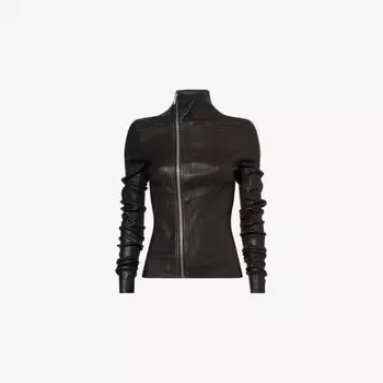 Куртка Rick Owens Gary с высоким воротником, черный
