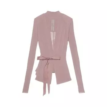 Куртка Rick Owens Hollywood Wrap Jacket, цвет Dusty Pink