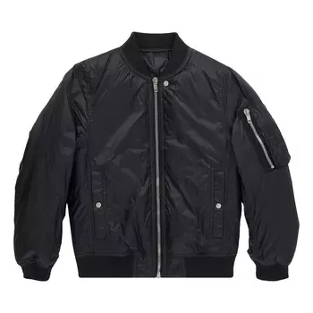 Куртка Rick Owens Kids Flight Bomber Jacket, черный