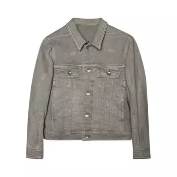 Куртка Rick Owens Kids Trucker Jacket, цвет Pearl