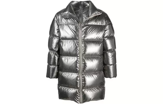 Куртка Rick Owens X Down унисекс серебряный Moncler, серебряный