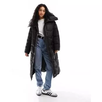 Куртка River Island Panelled Puffer, черный