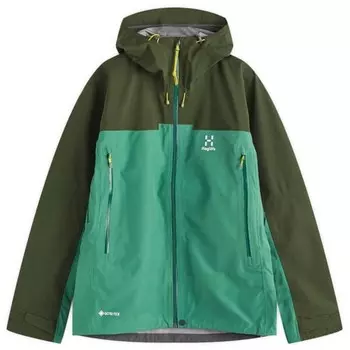 Куртка Roc flash gore-tex Haglfs, зеленый