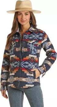 Куртка Rock and Roll Cowgirl Shirt Jacket RRWO92RZX3, индиго