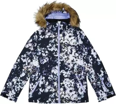 Куртка Roxy American Pie Jacket, цвет True Black Black Flowers