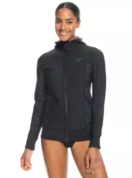 Куртка Roxy из неопрена "1mm Swell Series" с капюшоном, черный