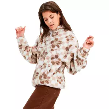 Куртка Roxy Jive Talking Bonded Fleece, коричневый