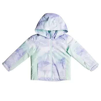 Куртка Roxy Snowy Tale для девочек дошкольного возраста, фиолетовый/зеленый
