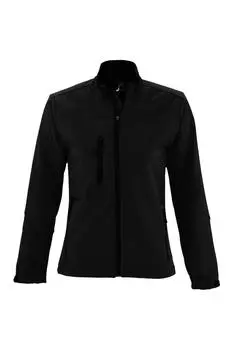 Куртка Roxy Soft Shell (дышащая, ветрозащитная и водостойкая) SOL'S, черный