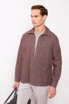 Куртка рубашечного типа с карманами Lc Waikiki, коричневый