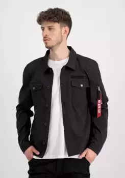 Куртка-рубашка Alpha Industries " Alpha Industries Мужчины - Рубашки Alpha Overshirt", черный