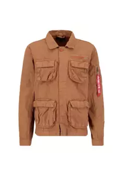 Куртка-рубашка Alpha Industries " Alpha Industries Мужчины - Рубашки Ripstop Cargo Overshirt ", цвет Hazel Brown