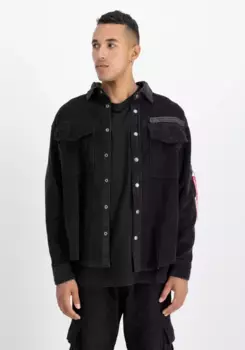 Куртка-рубашка Alpha Industries " Alpha Industries Мужчины - Верхние рубашки Вельветовая рубашка", серый