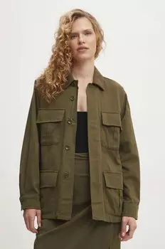 Куртка-рубашка Answear Lab, зеленый