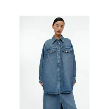 Куртка-рубашка Arket, синий