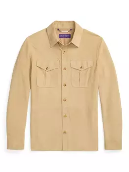 Куртка-рубашка Barron Ralph Lauren Purple Label, нейтральный