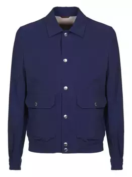 Куртка-рубашка Brunello Cucinelli, синий