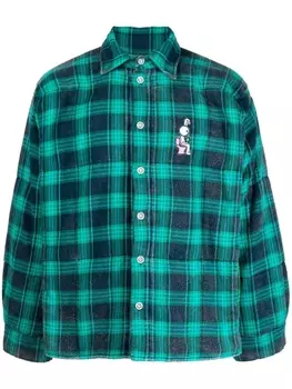 Куртка-рубашка Bunny с аппликацией Natasha Zinko, зеленый