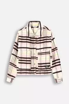 Куртка-рубашка Coccodrillo, бежевый/черный