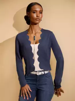 Куртка-рубашка Creation L "Куртка-рубашка из джерси", цвет морской волны