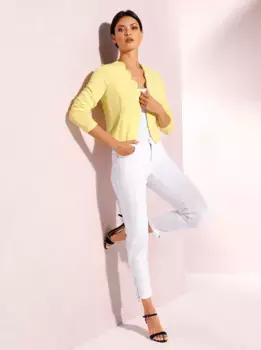 Куртка-рубашка CREATION L PREMIUM "Куртка-рубашка из модала", цвет Zitrone