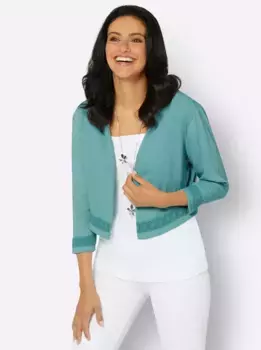 Куртка-рубашка Inspirations "Shirtbolero" Inspirationen, цвет Salbei