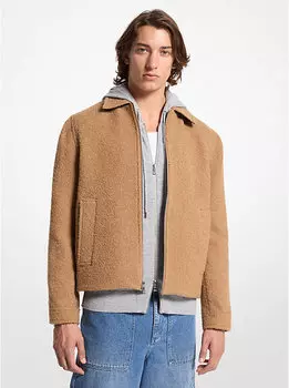 Куртка-Рубашка из букле Michael Kors, коричневый