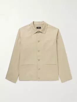Куртка-рубашка из хлопка Родни A.P.C., бежевый