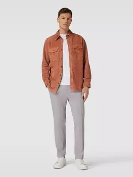 Куртка-рубашка из искусственной кожи, модель «Замша» Scotch & Soda, светло-коричневый