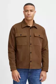 Куртка-рубашка из смесового материала "BLEND BHJacket", цвет Toffee
