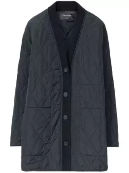 Куртка-рубашка из тафты Fabiana Filippi, черный