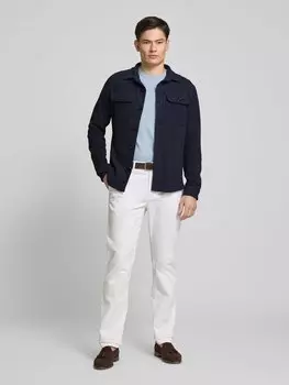 Куртка-рубашка классического кроя с нагрудными карманами с клапанами Profuomo