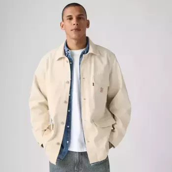 Куртка-рубашка Levi's, цвет Ecru Greige - White