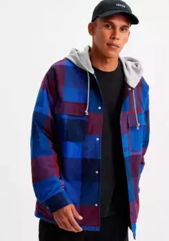 Куртка-рубашка Levi's "HOODED JACK WORKER NEUTRALS", с капюшоном, цвет Capitola