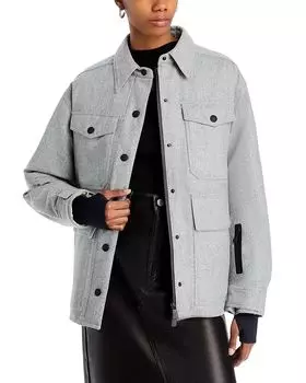 Куртка-рубашка Moncler Huez, серый