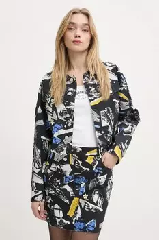 Куртка-рубашка Moschino Jeans, черный