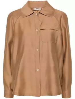 Куртка-рубашка на кнопках Herno, бежевый