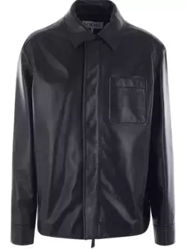 Куртка-рубашка на кнопках LOEWE, черный